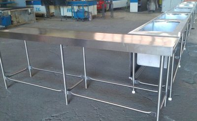 bancada inox