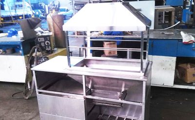 Churrasqueira inox industrial